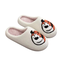 Pumpkin Halloween Plush Soft Slippers