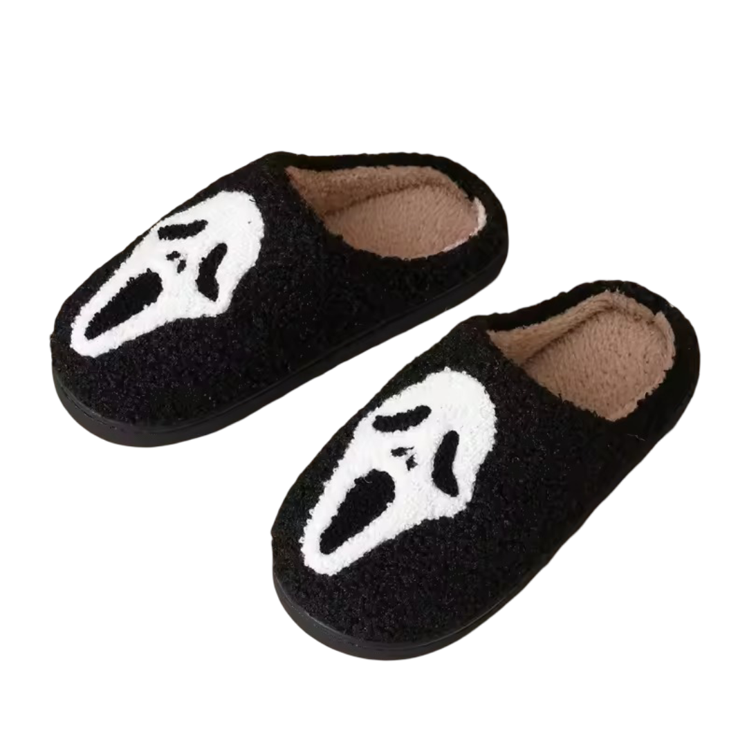 Halloween Ghost Soft Plush Slippers Halloween Ghost Soft Plush Slippers