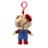 Hello Kitty Chucky Soft Plush Action Figure Keychain