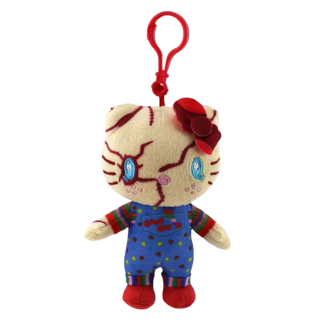 Hello Kitty Chucky Soft Plush Action Figure Keychain