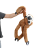 Gibbon With Baby Long Arm Plush Toy