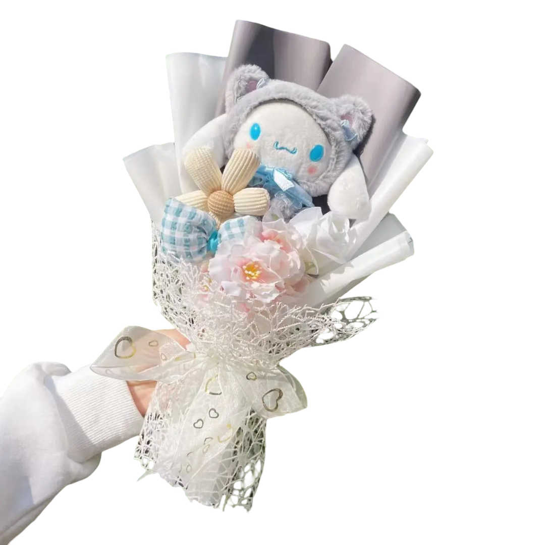 Cartoon Cinnamoroll Soft Plush Bouquet Cartoon Cinnamoroll Soft Plush Bouquet