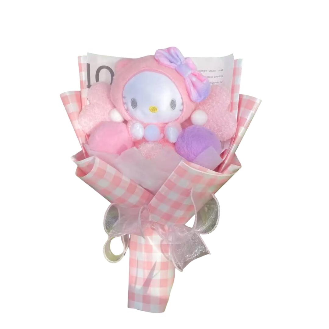 28cm Cartoon Hello Kitty Soft Plush Bouquet 28cm Cartoon Hello Kitty Soft Plush Bouquet