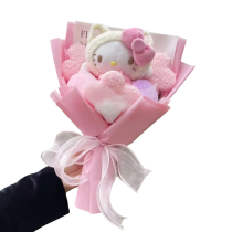 23cm Cartoon Hello Kitty Plush Bouquet