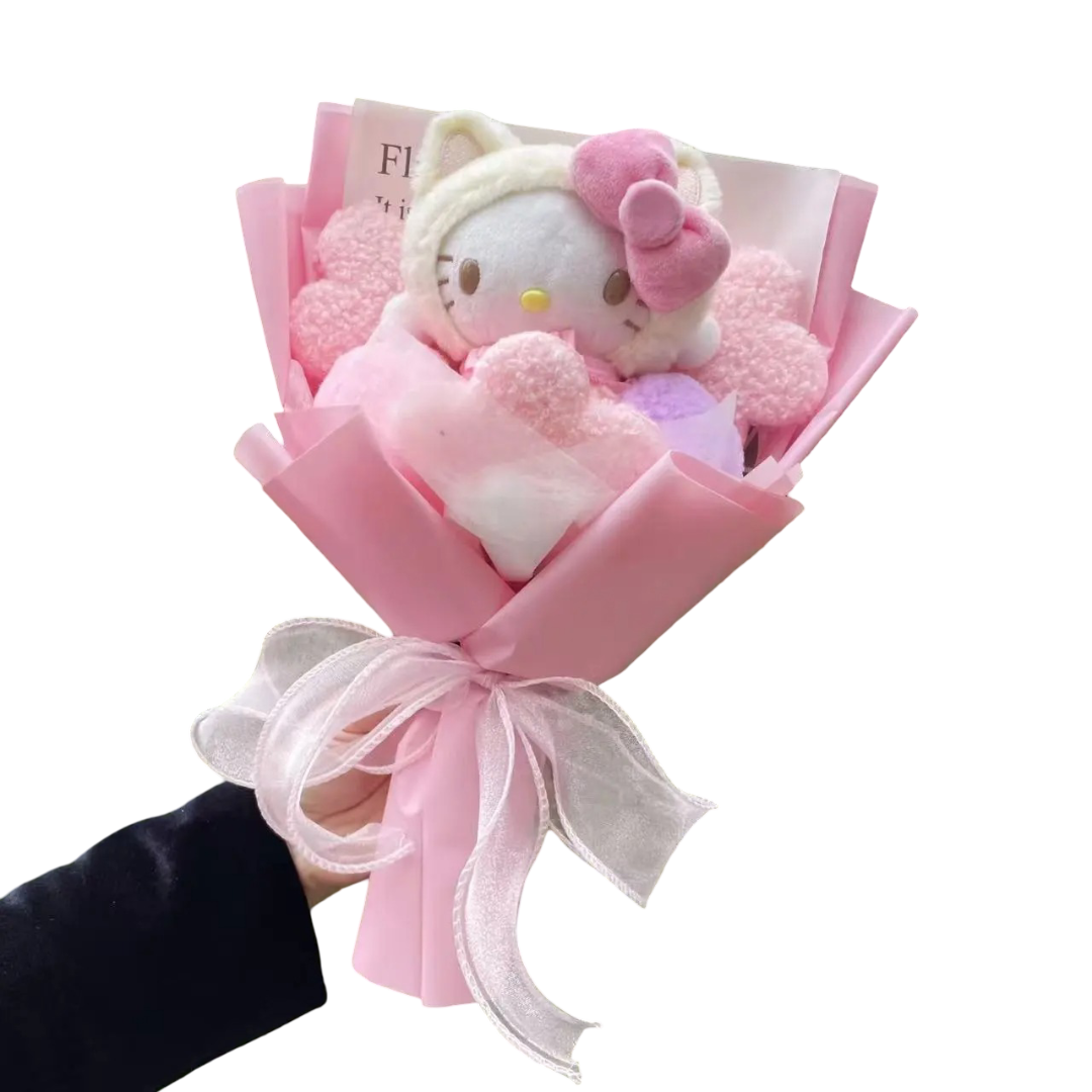 23cm Cartoon Hello Kitty Plush Bouquet 23cm Cartoon Hello Kitty Plush Bouquet