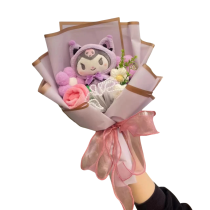 Cartoon Kuromi Soft Stuffed Plush Bouquet