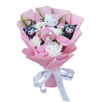Anime Sanrio Character Rose Plush Bouquet