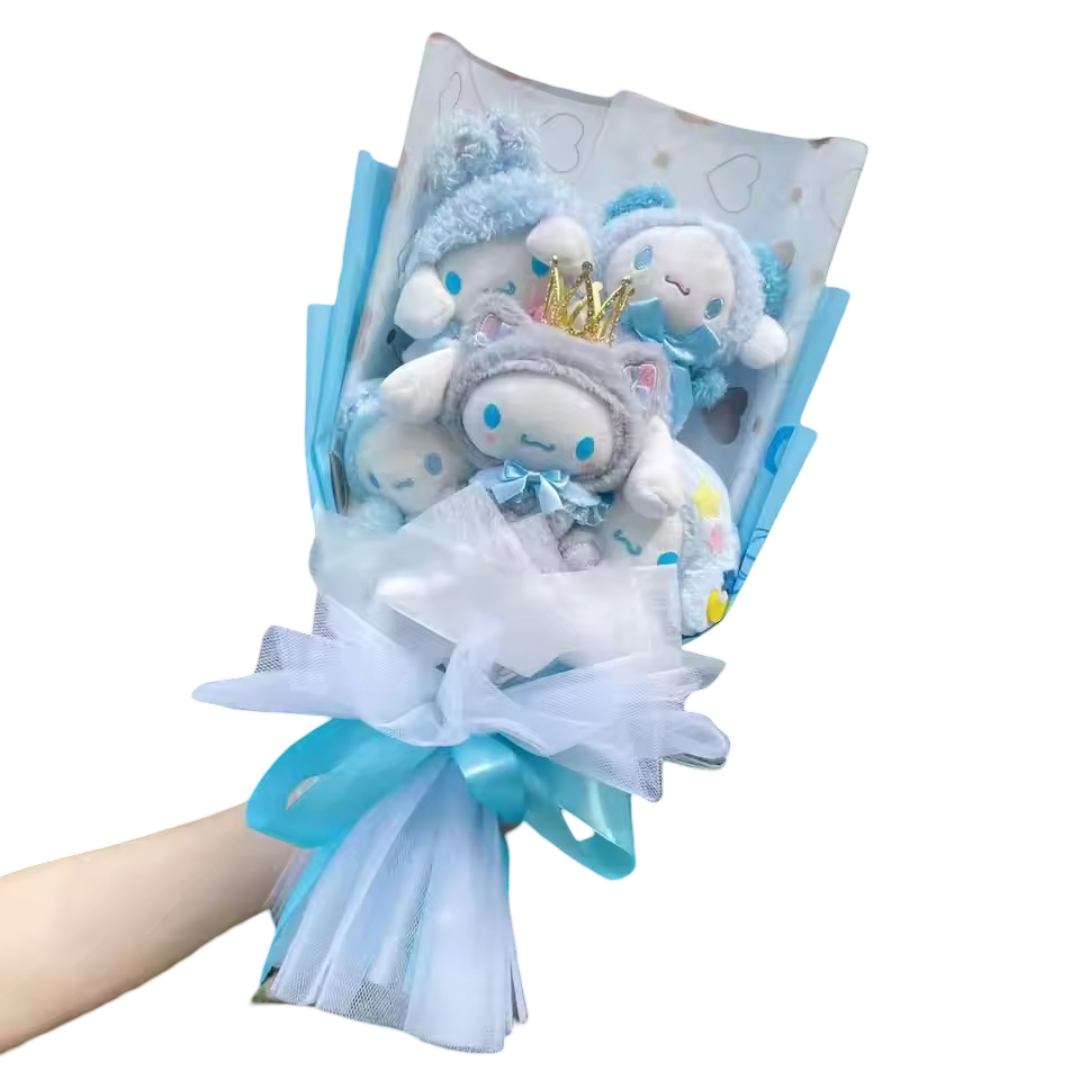 Cartoon Sanrio Cinnamoroll Soft Stuffed Toy Plush Bouquet Cartoon Sanrio Cinnamoroll Soft Stuffed Toy Plush Bouquet