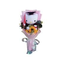 Sanrio Anime Hello Kitty Plush Graduation Bouquet