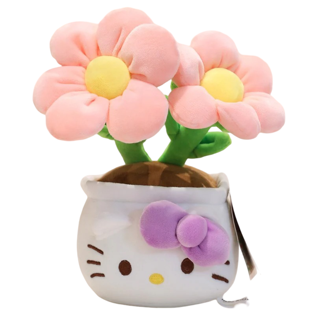 Sanrio Hello Kitty Plush Stuffed Potted Plant Sanrio Hello Kitty Plush Stuffed Potted Plant