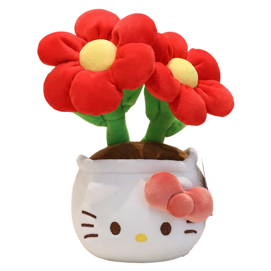Sanrio Hello Kitty Plush Stuffed Potted Plant Sanrio Hello Kitty Plush Stuffed Potted Plant
