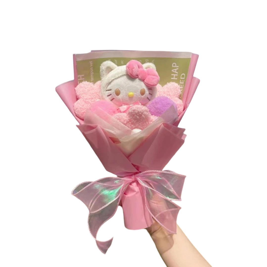 Cartoon Hello Kitty Plush Toy Soft Bouquet Cartoon Hello Kitty Plush Toy Soft Bouquet
