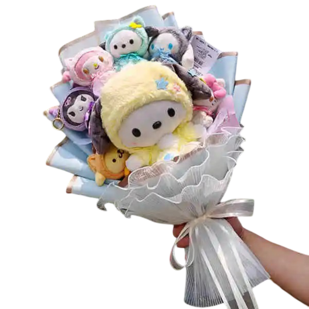 Sanrio Character Plush Soft Stuffed Bouquet Sanrio Character Plush Soft Stuffed Bouquet