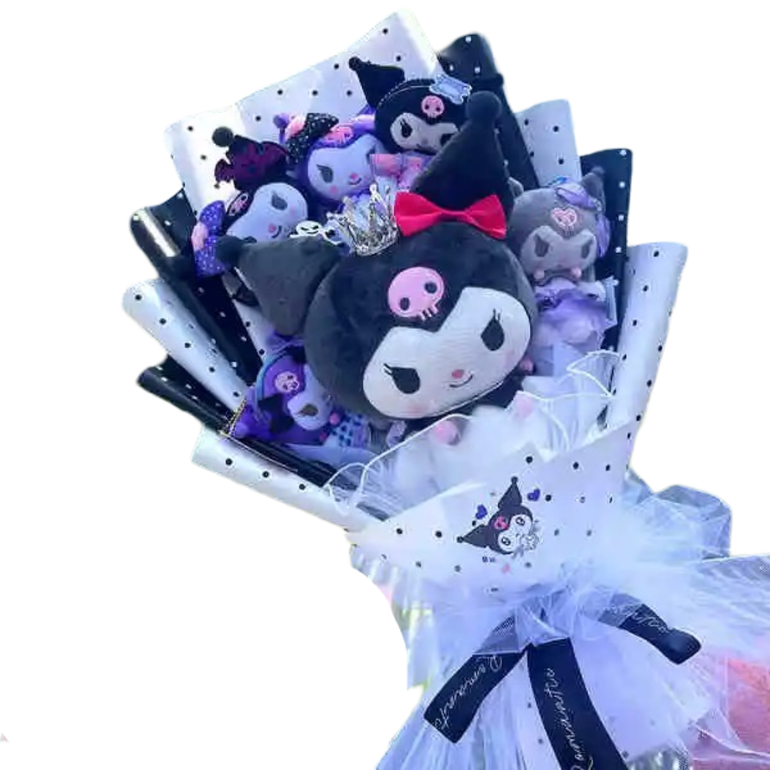Sanrio Cartoon Kuromi Plush Soft Stuffed Bouquet Sanrio Cartoon Kuromi Plush Soft Stuffed Bouquet