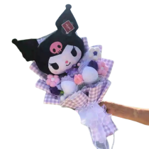 Cartoon Kuromi Flowers Soft Plush Bouquet