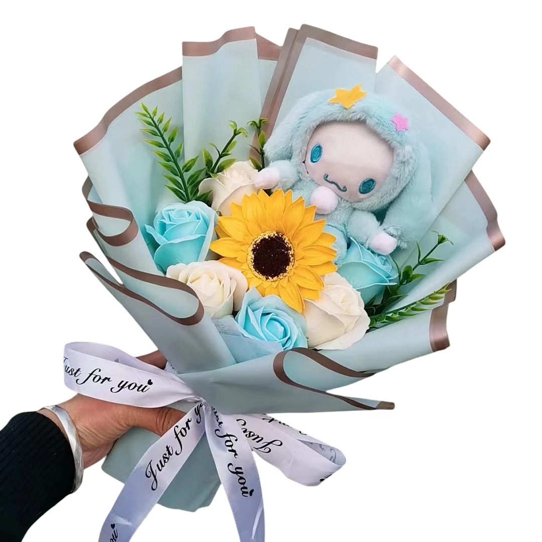 Anime Cinnamoroll Flowers Toy Plush Bouquet