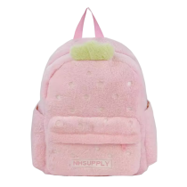 Strawberry Plush Backpack