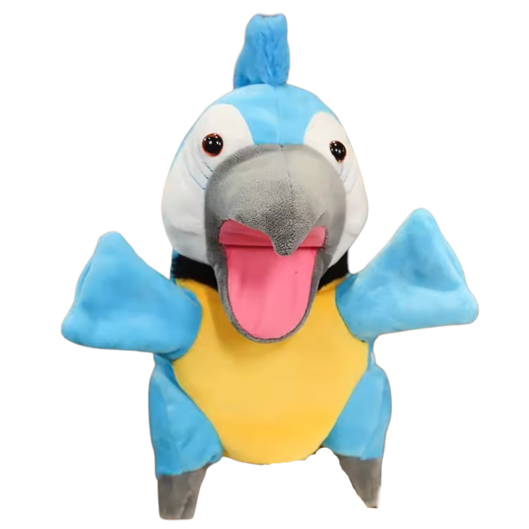 Parrot Hand Finger Puppet Stuffed Plush Toy Parrot Hand Finger Puppet Stuffed Plush Toy