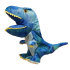Blue Dinosaur Hand Finger Puppet Stuffed Plush Toy