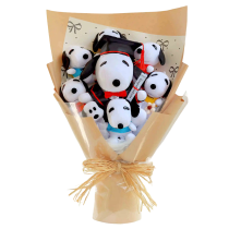 Cartoon Graduation Snoopy Plush Bouquet