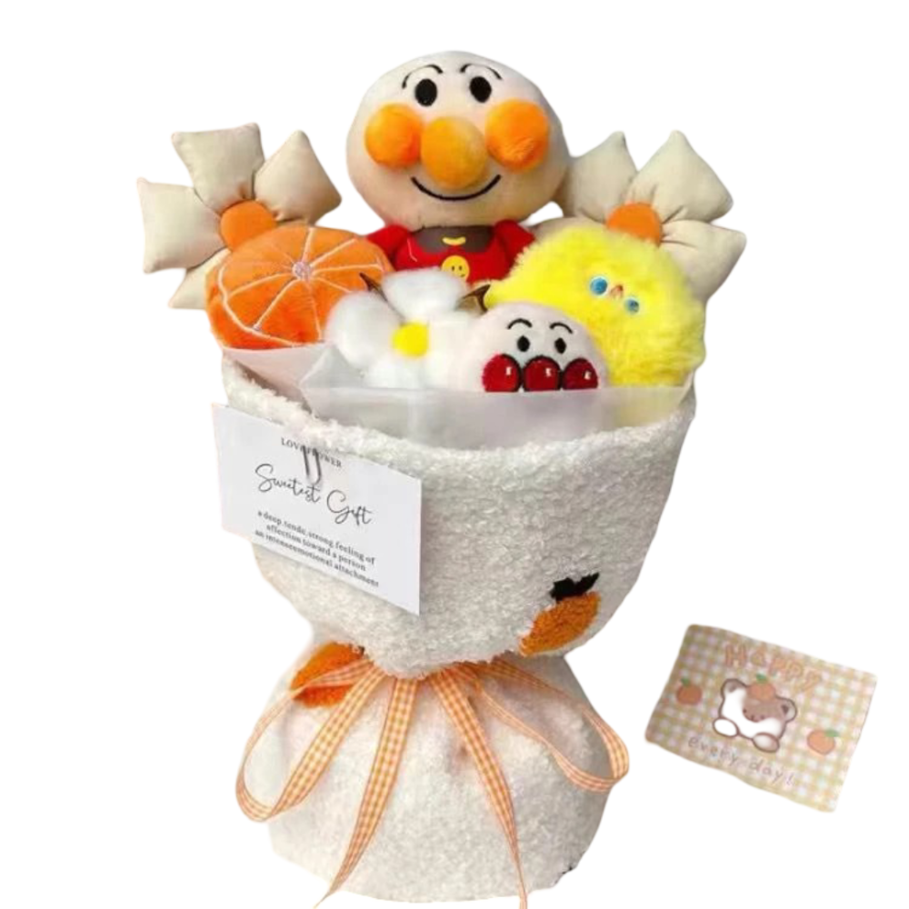 Cartoon Anpanman Plush Toy Bouquet Cartoon Anpanman Plush Toy Bouquet