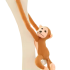 Animal Light Brown Monkey Plush Stuffed Toy