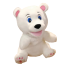 White Bear Hand Finger Puppet Stuffed Plush Toy