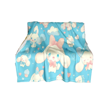 Sanrio Cinnamoroll Anime Soft Plush Blanket