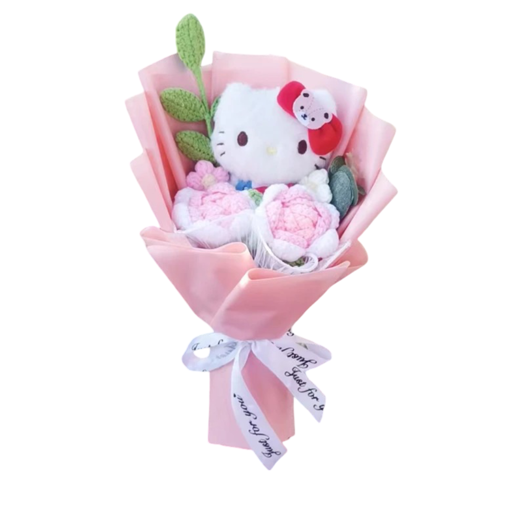 Sanrio Hello Kitty Soft Plush Rose Bouquet Sanrio Hello Kitty Soft Plush Rose Bouquet