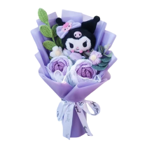 Sanrio Kuromi Soft Plush Rose Bouquet