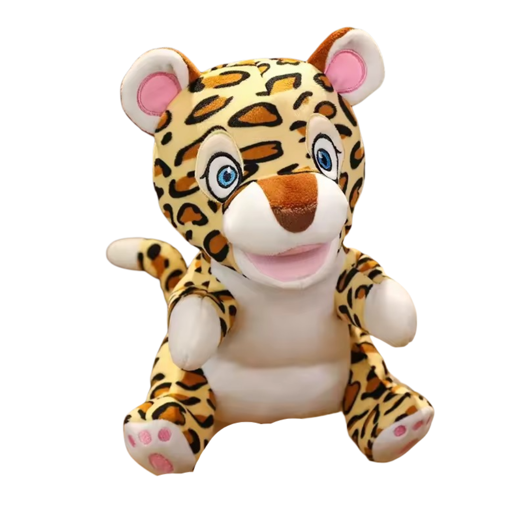 Leopard Hand Finger Puppet Stuffed Plush Toy Leopard Hand Finger Puppet Stuffed Plush Toy
