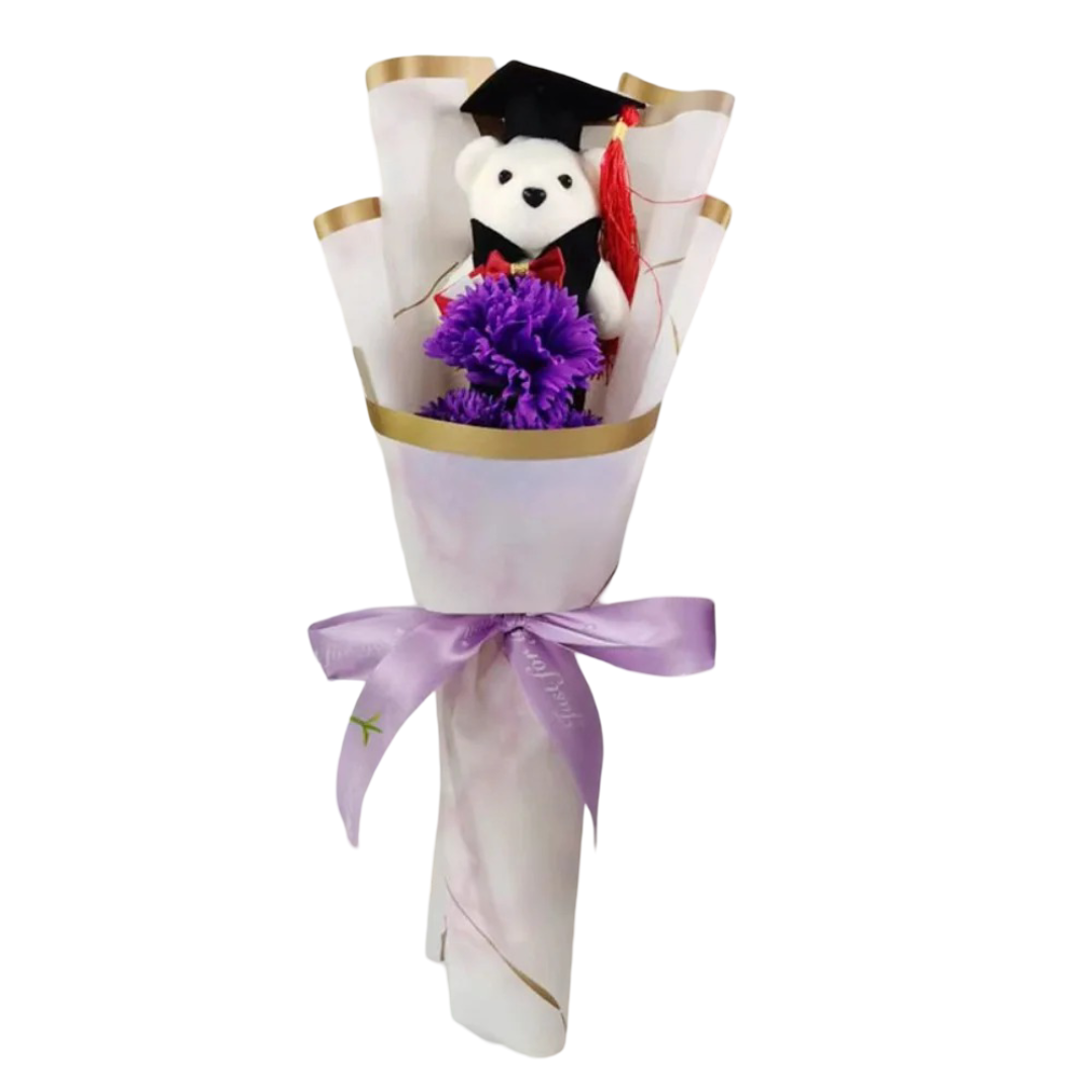 16cm Bear Graduation Plush Flower Bouquet 16cm Bear Graduation Plush Flower Bouquet