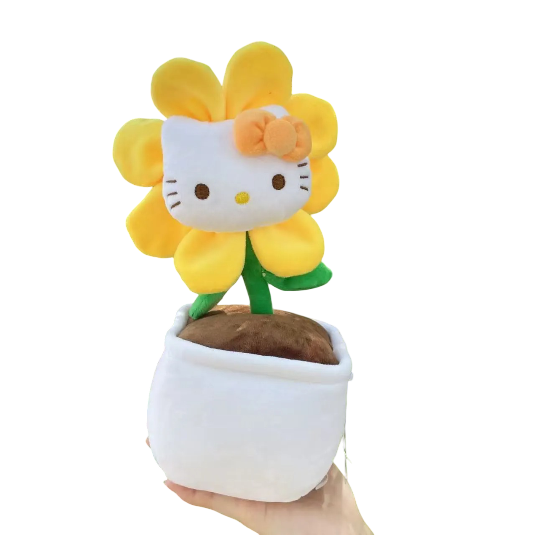Sanrio Hello Kitty Soft Plush Potted Plant Sanrio Hello Kitty Soft Plush Potted Plant