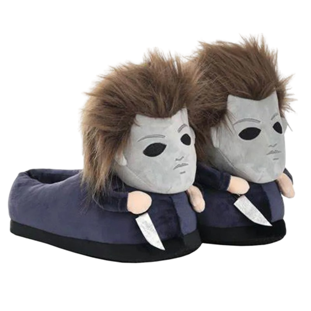 29cm Halloween Michael Myers Plush Slippers 
