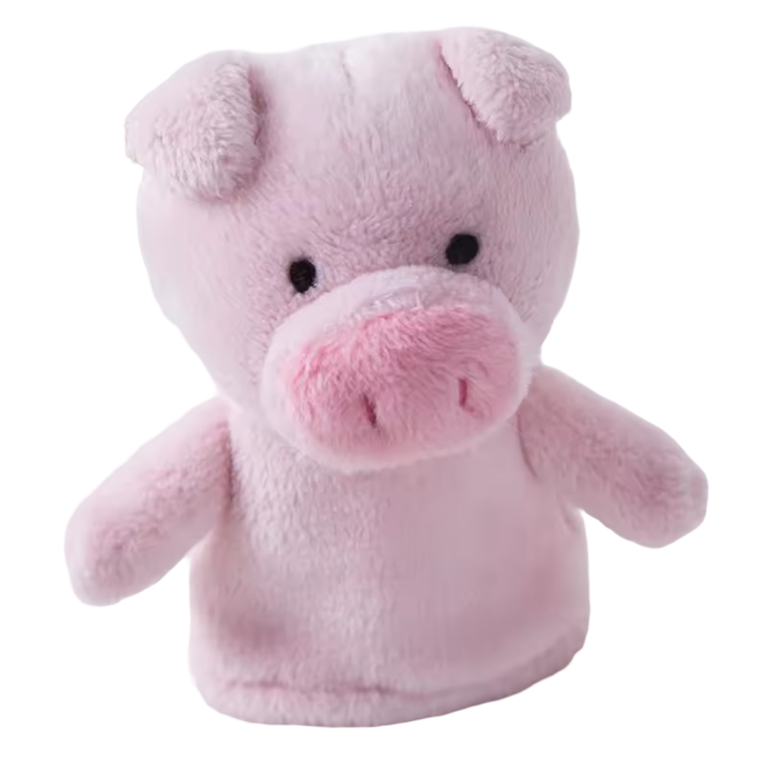  Pig Hand Finger Puppet Plush Toy 