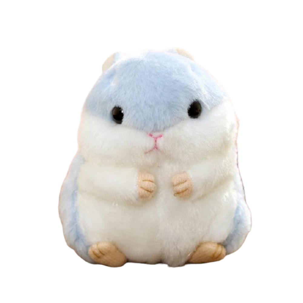 10cm Animal Blue Hamster Plush Toy 10cm Animal Blue Hamster Plush Toy