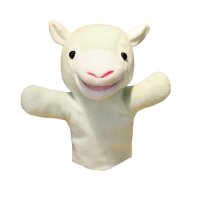 Sheep Hand Finger Puppet Stuffed Plush Toy