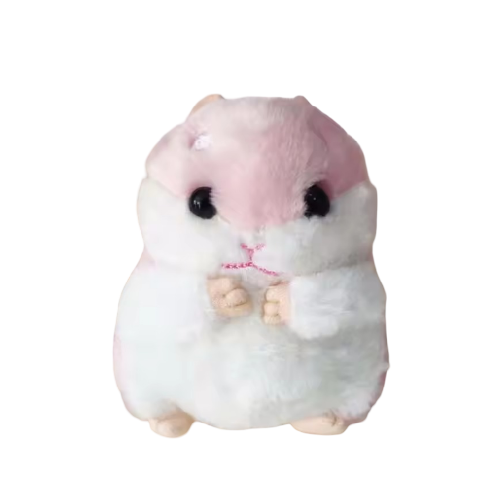 10cm Animal Light Pink Hamster Plush Toy 10cm Animal Light Pink Hamster Plush Toy