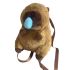 Cartoon Snot Capybara Plush Backpack