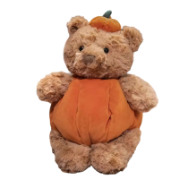 30cm Pumpkin Bear Stuffed Plush Toy
