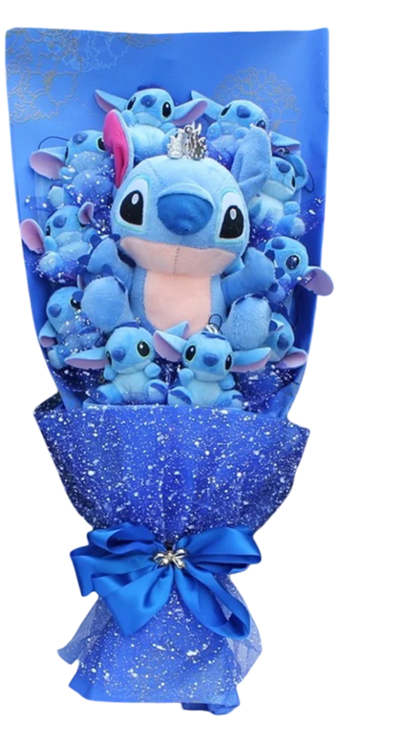 25cm Cartoon Stitch Plush Bouquet 