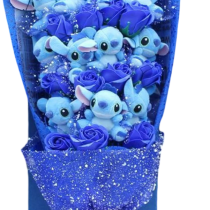 25cm Stitch Soft Plush Bouquet