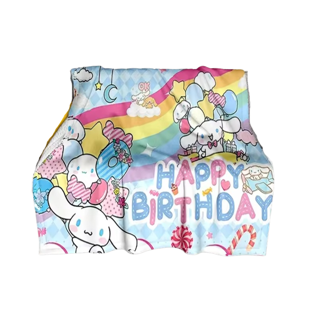 Anime Sanrio Cinnamoroll Plush Blanket