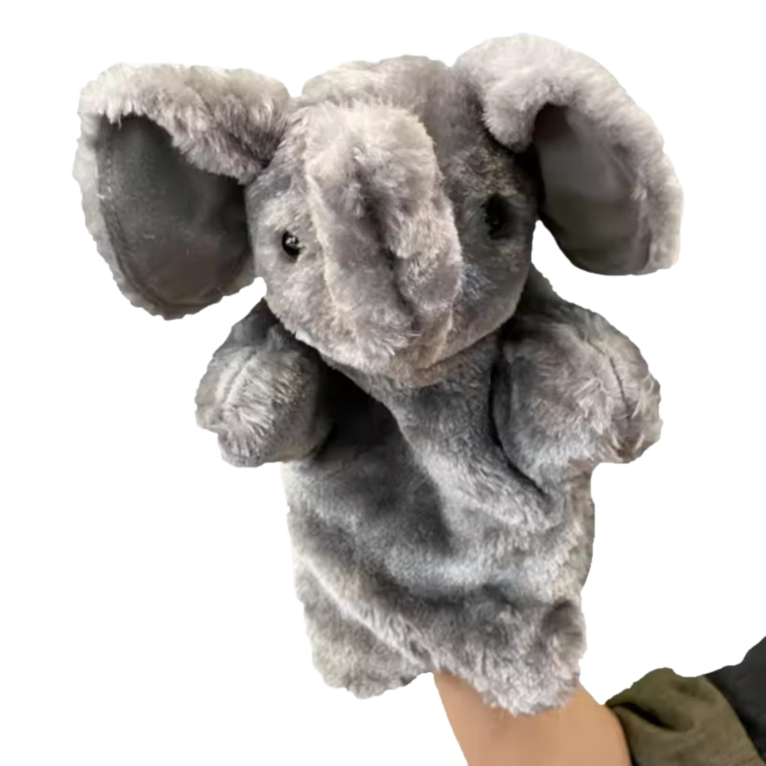 Animal Elephant Soft Plush Toy Hand Puppet Animal Elephant Soft Plush Toy Hand Puppet