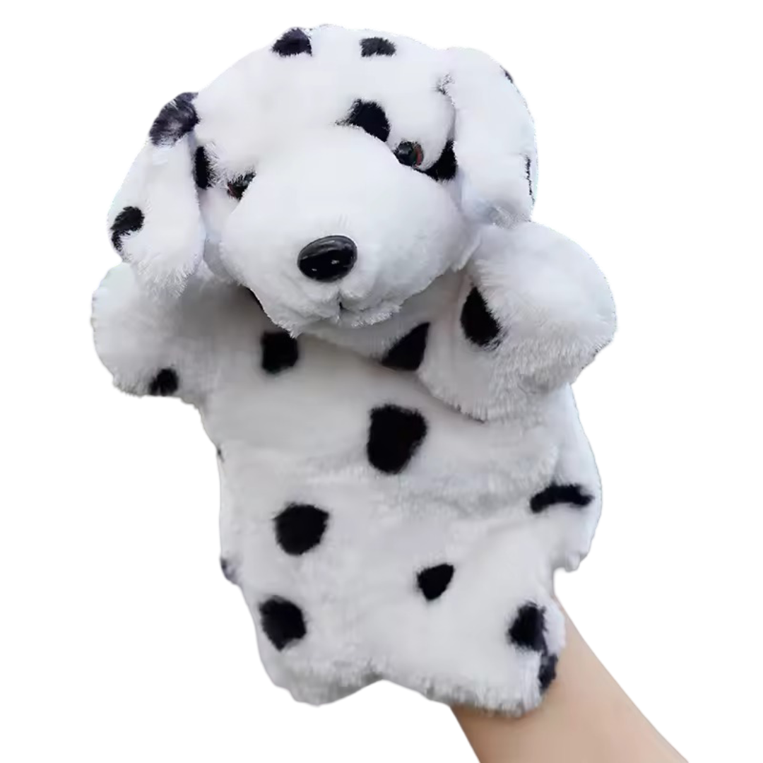 Animal Dalmatian Dog Plush Toy Hand Puppet Animal Dalmatian Dog Plush Toy Hand Puppet