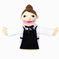 Waiter Plush Hand Puppet Toy