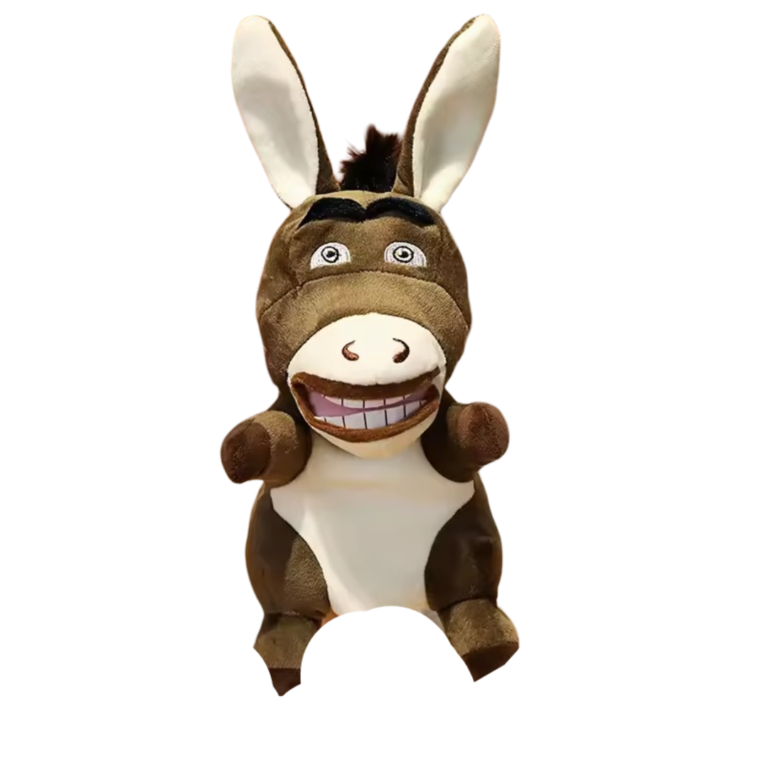 Donkey Hand Finger Puppet Stuffed Plush Toy