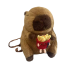 Cartoon Capybara French Fries Plush Backpack