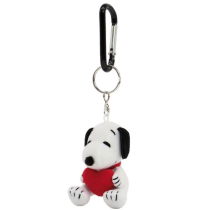The Snoopy Show Snoopy With Heart Plush Keychain