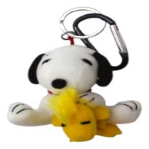 The Snoopy Show Snoopy Woodstock Plush Keychain